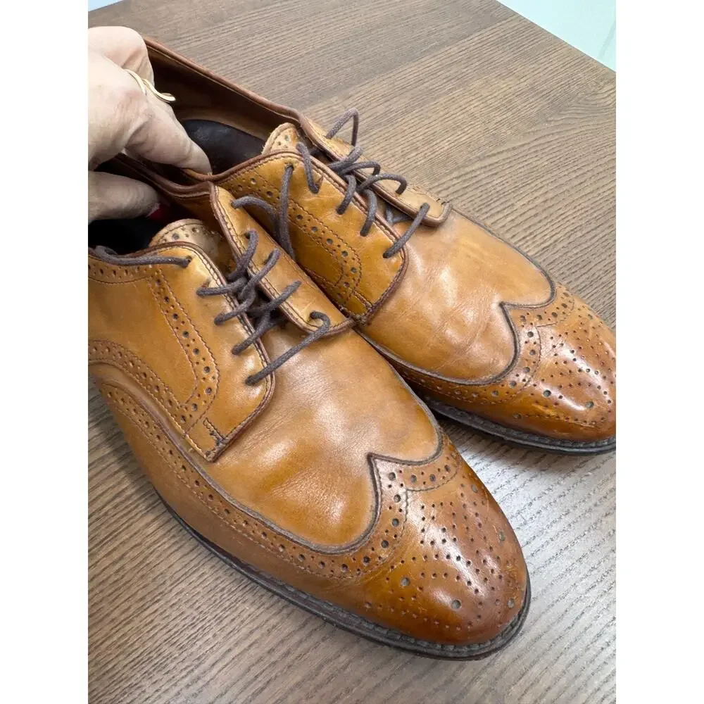 Allen Edmonds Madison Park Wingtip Brogue Derby Shoes Men's Sz 11.5D (SH300THRIF